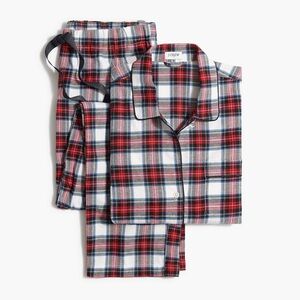 J. Crew Factory Tartan flannel sleep set
